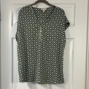 Tamara H Geometric Patterned Women's Top